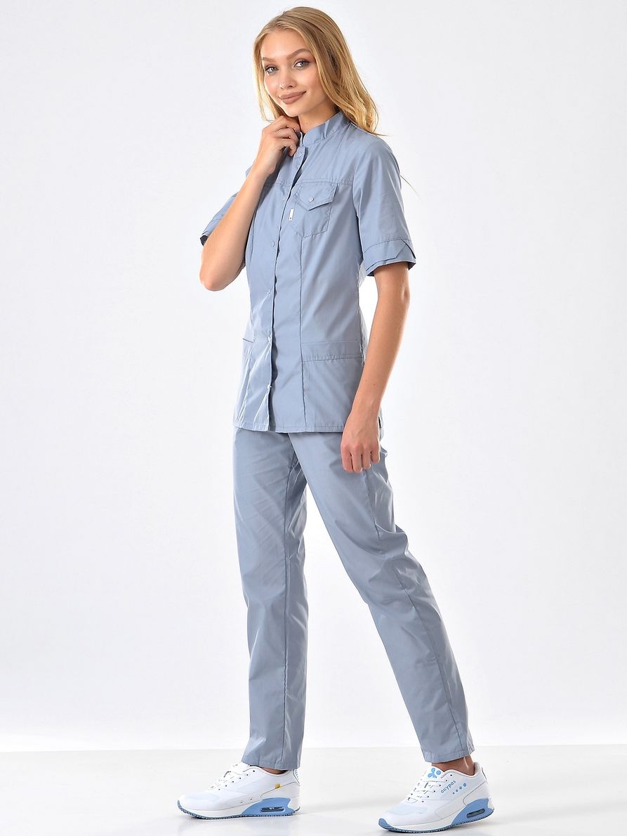 Костюм медицинский женский MedicalWear Марго 107 серый 42 RU