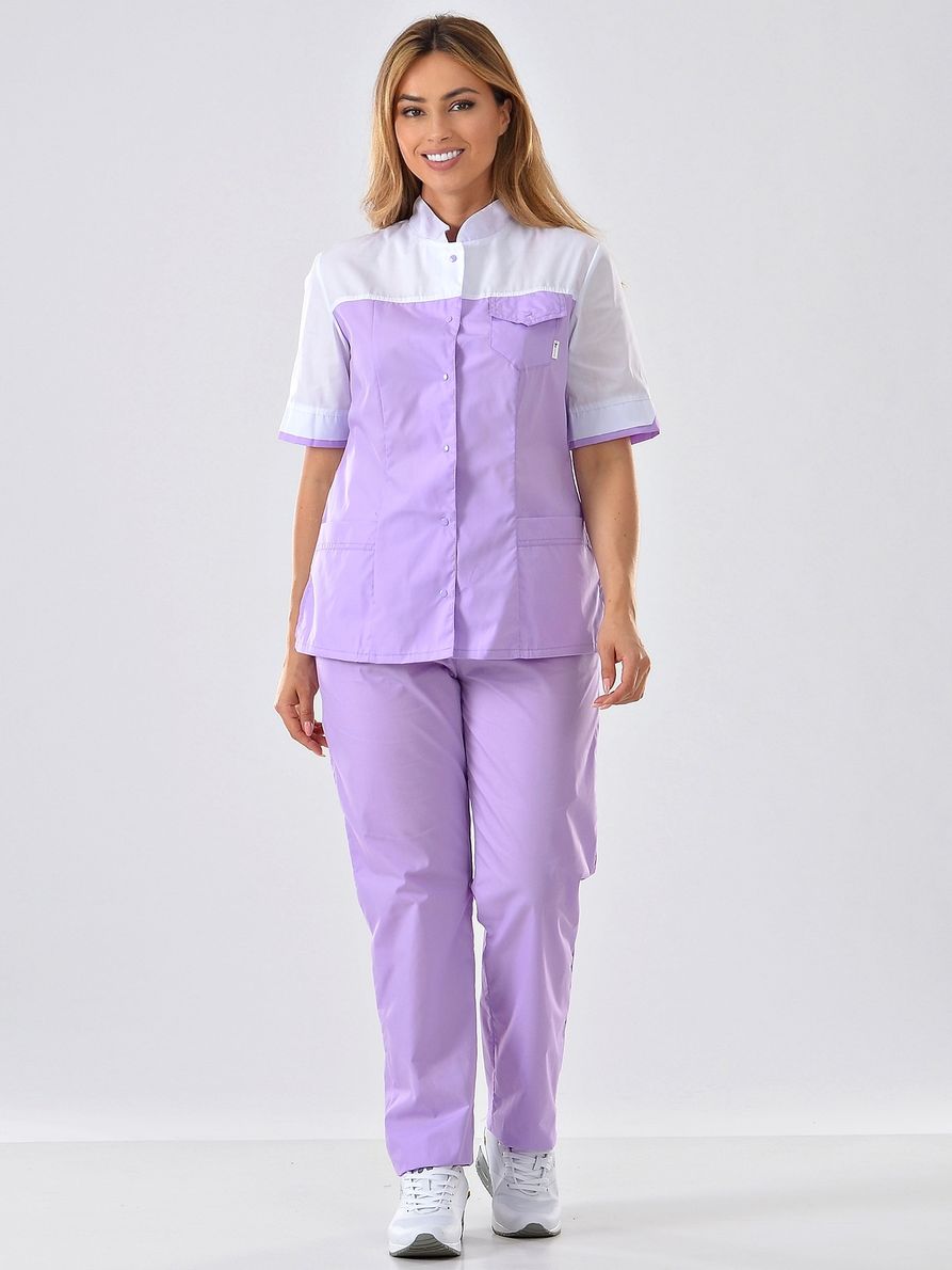 фото Костюм медицинский женский medicalwear марго 107 розовый 40 ru