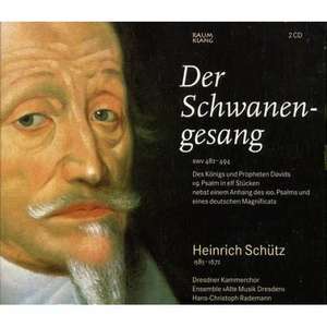 

SCHUTZ, HEINRICH - Der Schwanengesang, 2 CD