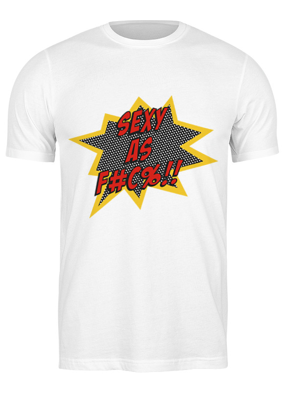 

Футболка мужская Printio Sexy as f#c%!! белая 2XL, Белый, Sexy as f#c%!!