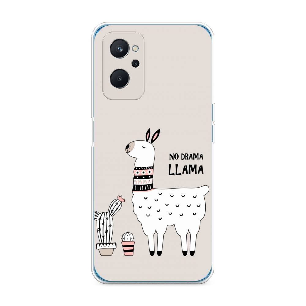 

Чехол Awog на Realme 9i/Oppo A96 4G "No drama LLama", Разноцветный, 258050-2