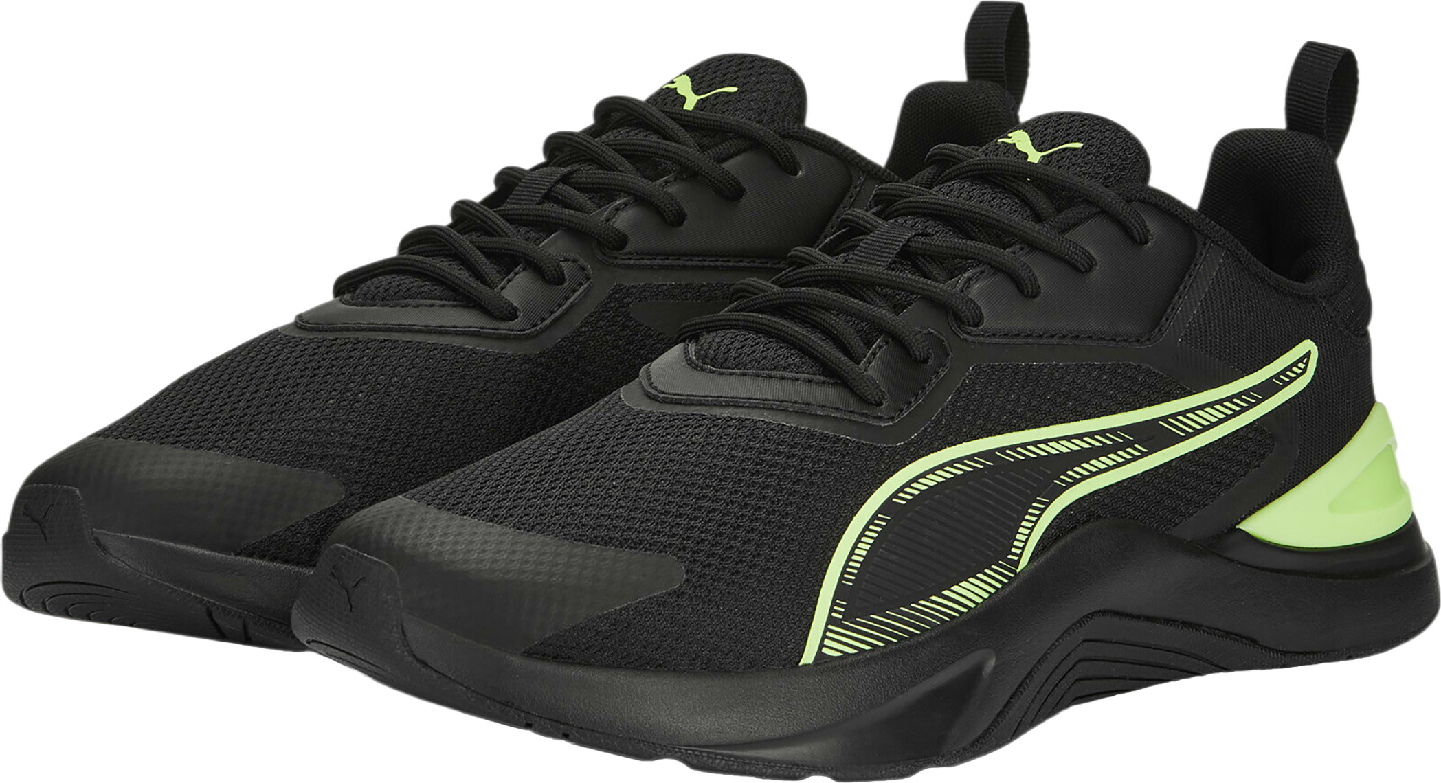 

Кроссовки унисекс PUMA Infusion черные 8.5 UK, Черный, INFUSION TRAINING