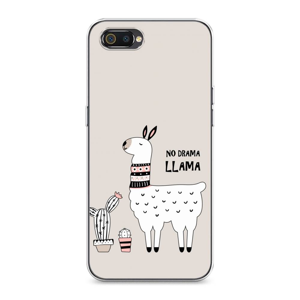 

Чехол Awog на Realme C2 "No drama LLama", Разноцветный, 251150-2