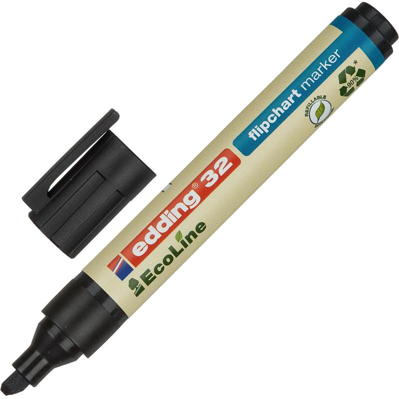 

Маркер Edding 1183274 32/1 Ecoline черный для бумаги/флипчартов