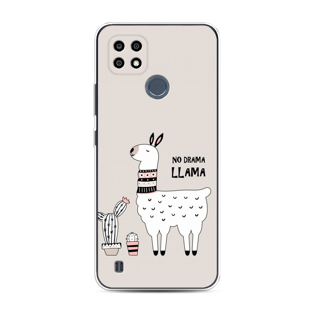 

Чехол Awog на Realme C21Y/C25Y "No drama LLama", Разноцветный, 256850-2