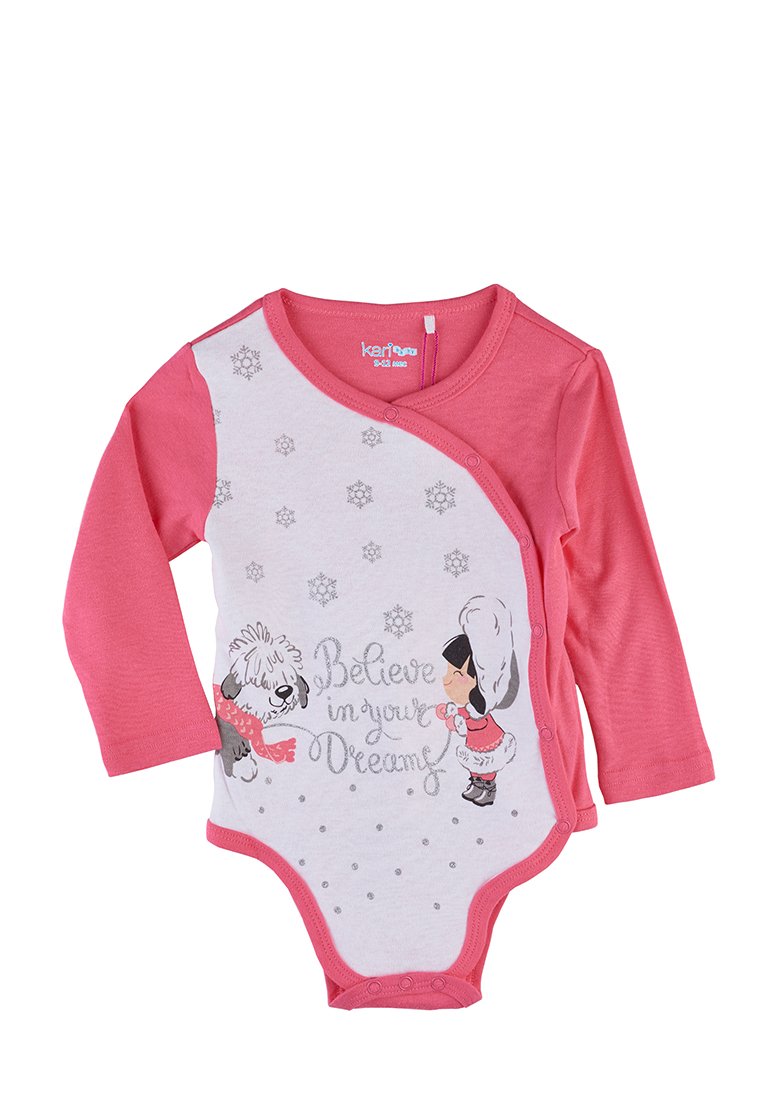 

Боди детское Kari baby AW19B01514207 розовый р.62, AW19B01514207