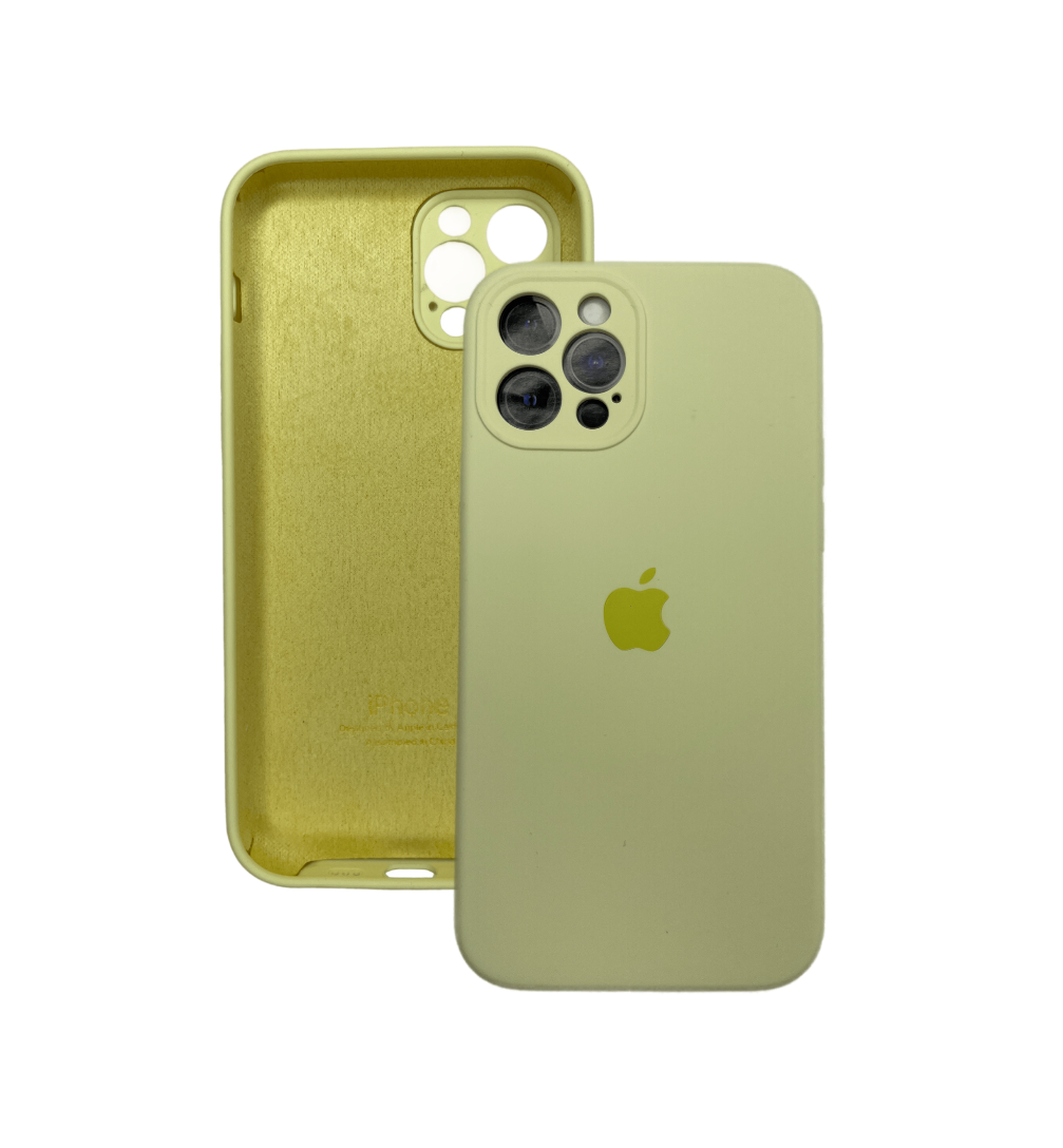 Чехол силиконовый для iPhone 12 Pro с защитой камеры
