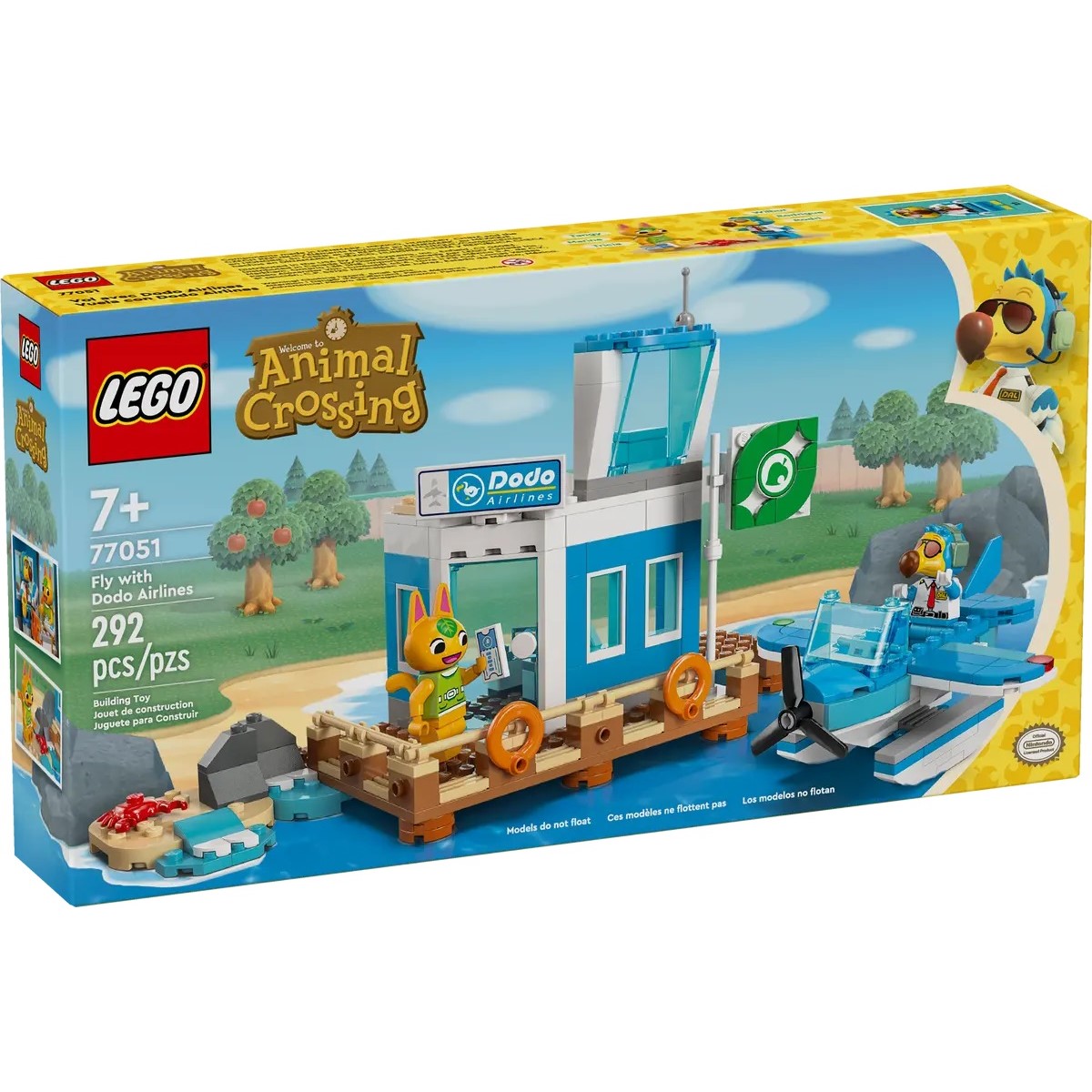 

Конструктор Lego Animal Crossing Fly with Dodo Airlines Летайте с авиакомпанией Додо 77051