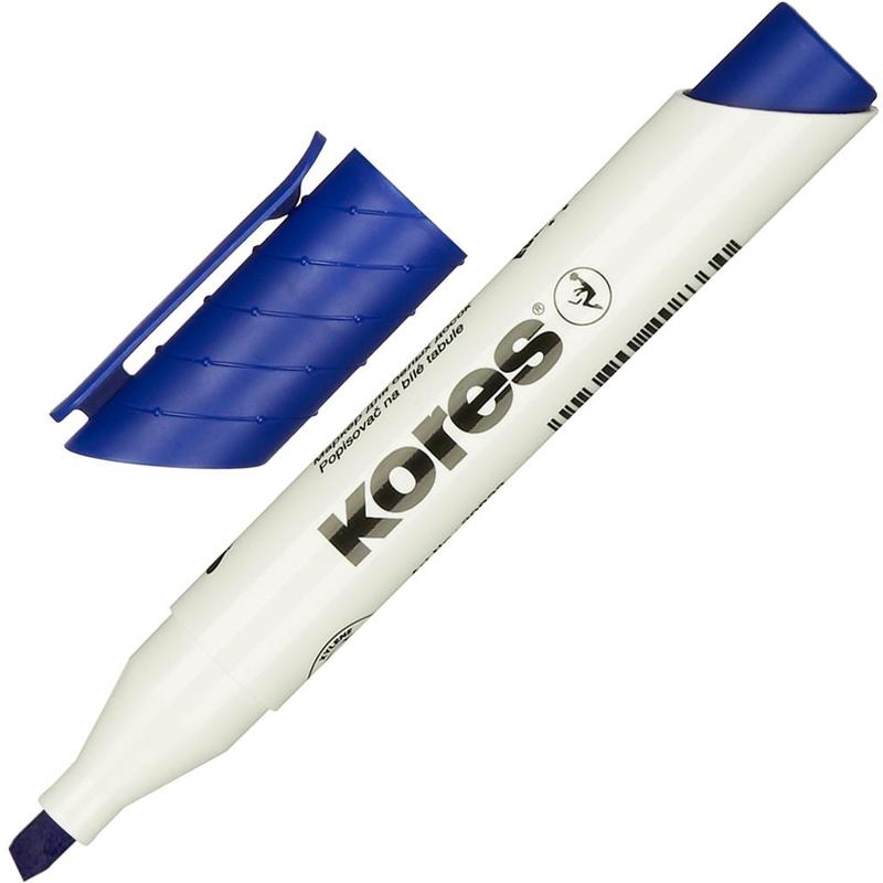 

Маркер для досок Kores 20853 синий толщина линии 3-5 мм, 867784