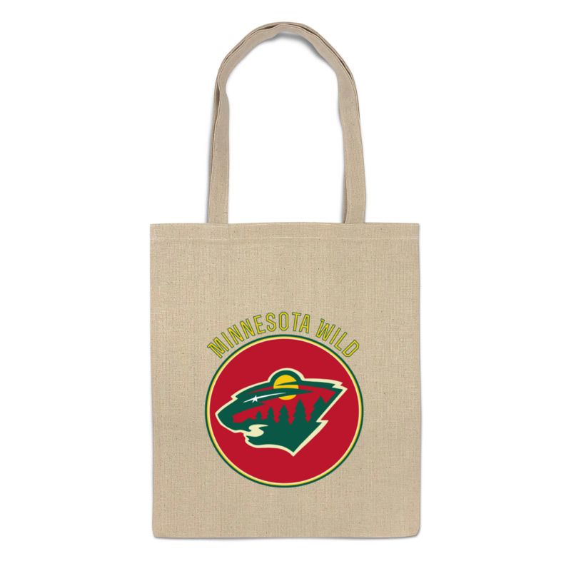 

Сумка-шоппер Printio Minnesota wild бежевая, Бежевый, Minnesota wild