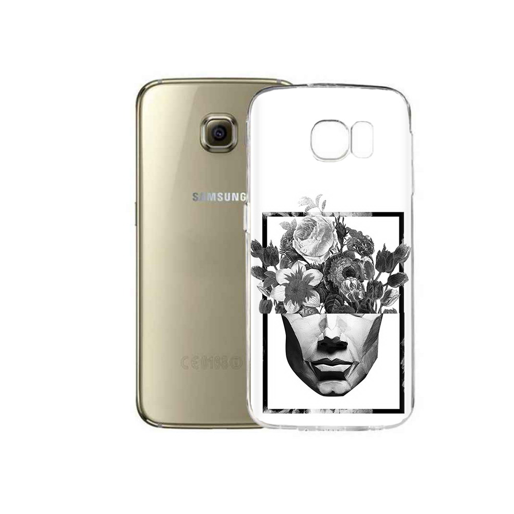 

Чехол MyPads Tocco для Samsung Galaxy C5 Pro черно белая ваза в абстракции, Прозрачный, Tocco