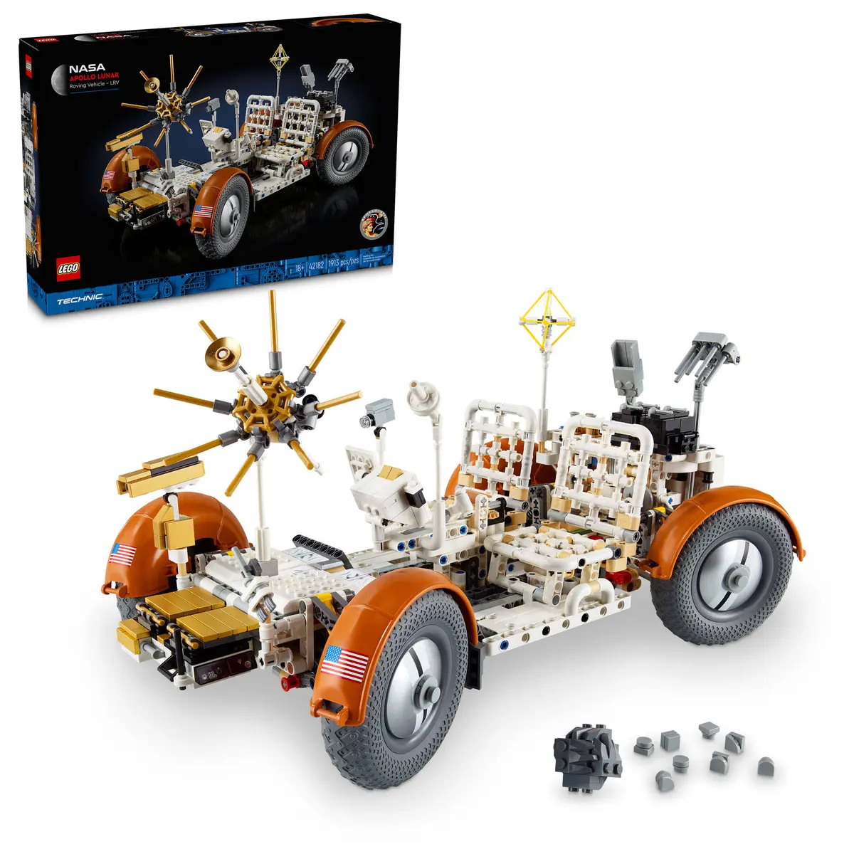 

Конструктор Lego Technic Луноход NASA Apollo, 1913 деталей, 42182