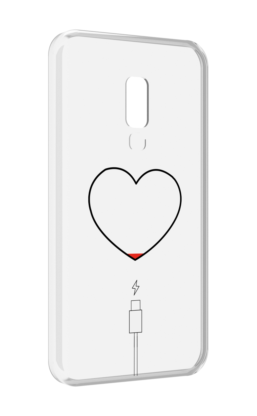 

Чехол MyPads зарядка-сердца для Meizu 15, Прозрачный, Tocco