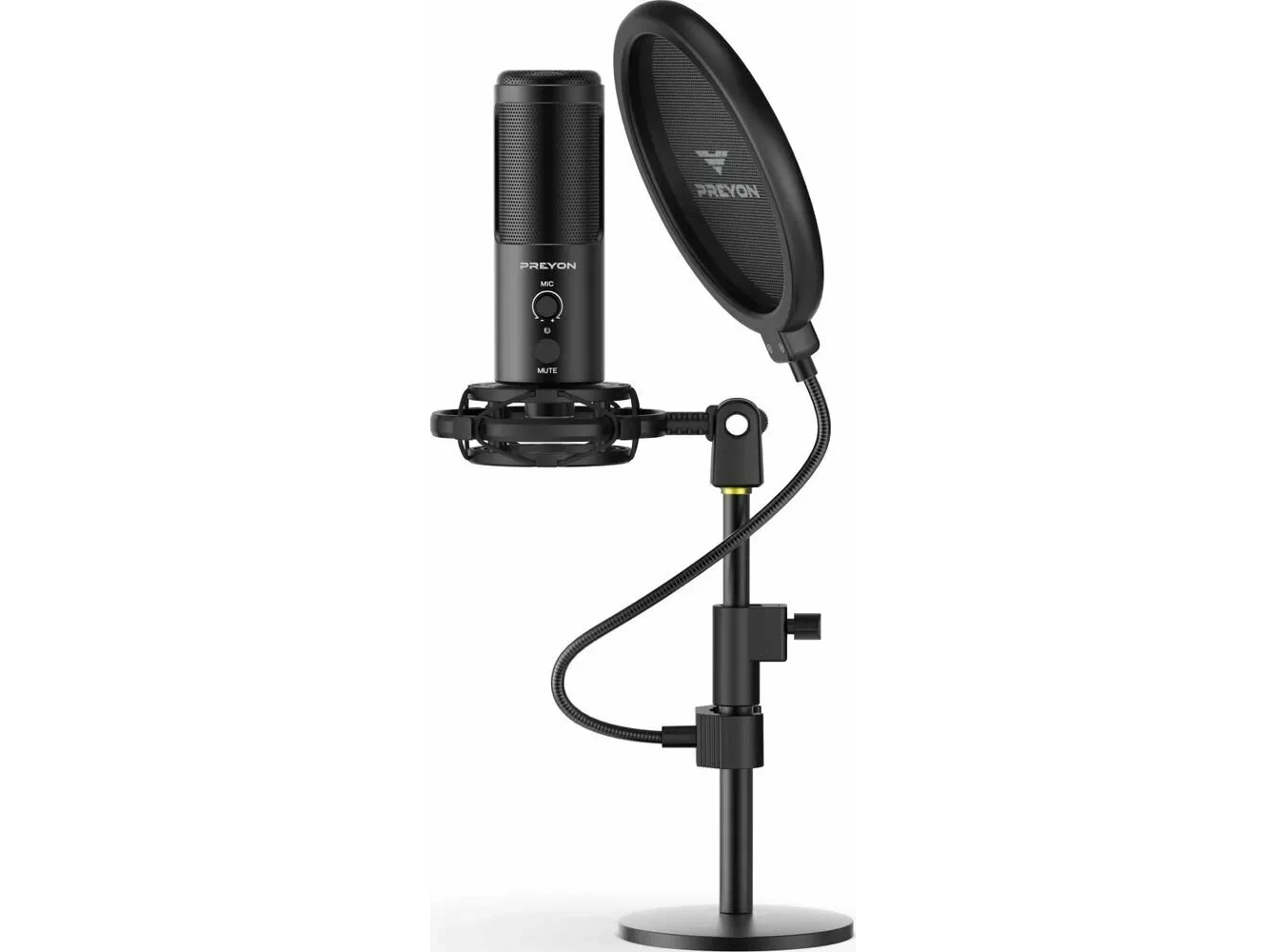 

Микрофон PREYON USB Buzzard Scream Black, USB Buzzard Scream