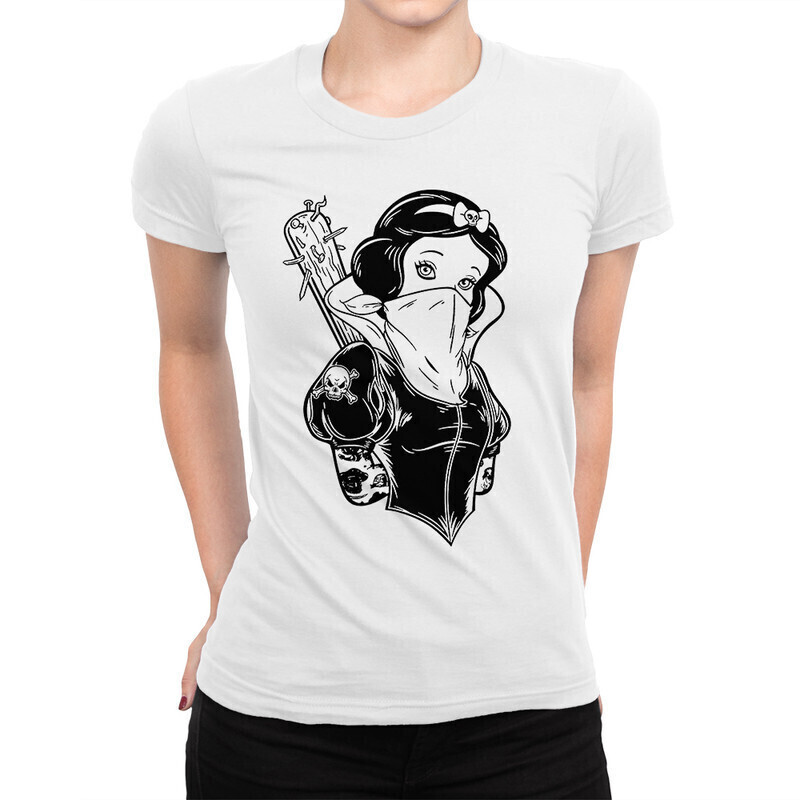 

Футболка женская Dream Shirts Рок Белоснежка 10005291 белая XL, Рок Белоснежка 10005291