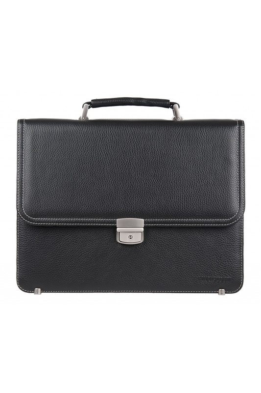 

Портфель мужской Franchesco Mariscotti 2-239-1СFM1, черный, 2-239-1СFM1