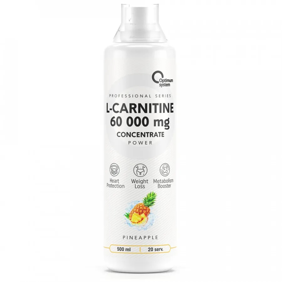 фото Жиросжигатель optimum system l-carnitine concentrate 60 000 power pineapple 500 мл