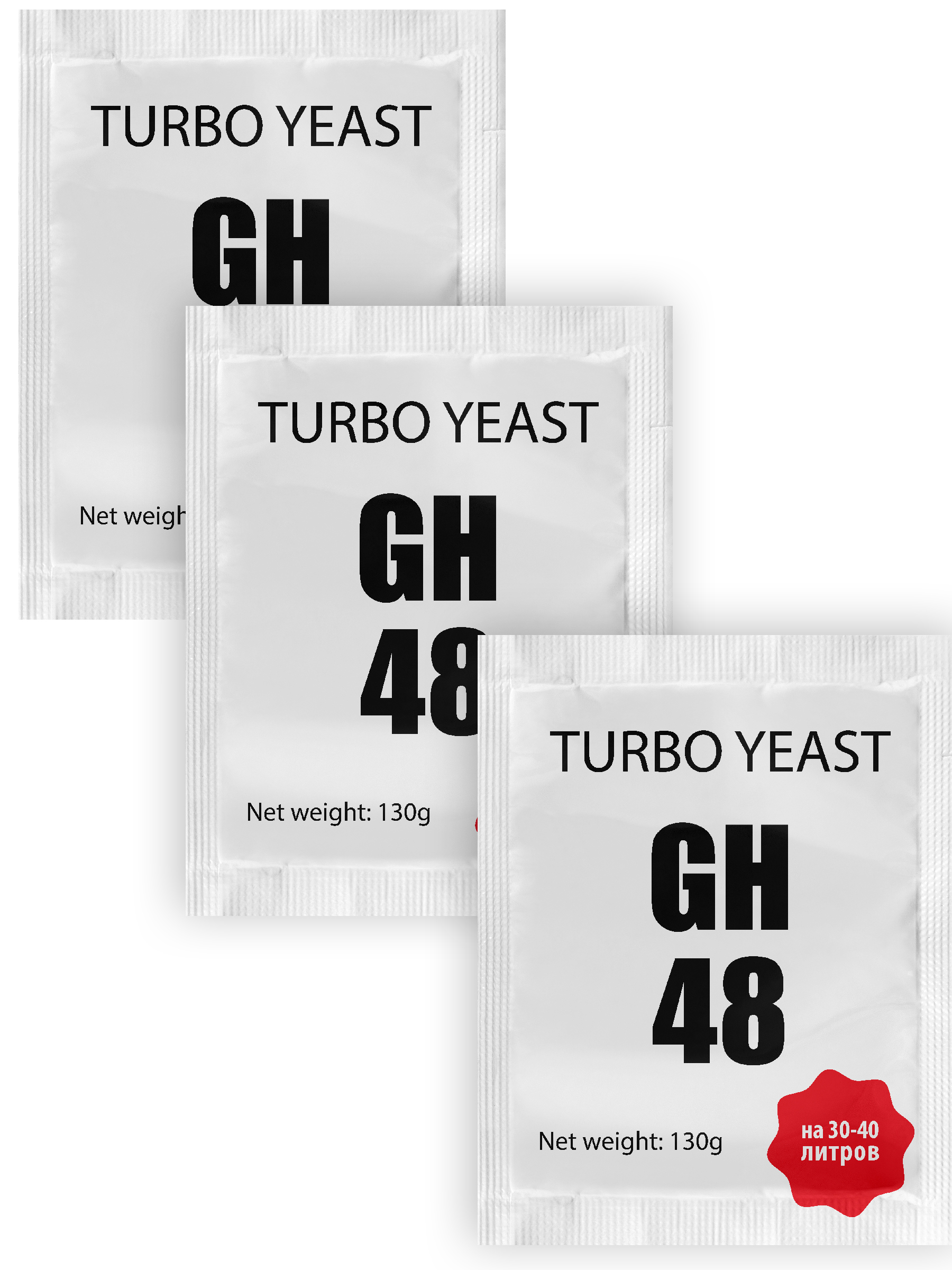 Дрожжи ANGEL Турбо GH 48 Turbo Yeast, 130 г х 3 шт