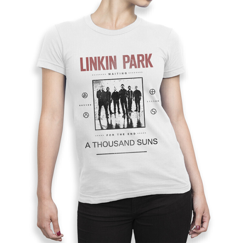 

Футболка женская Dream Shirts Linkin Park 10005331 белая XL, Linkin Park 10005331