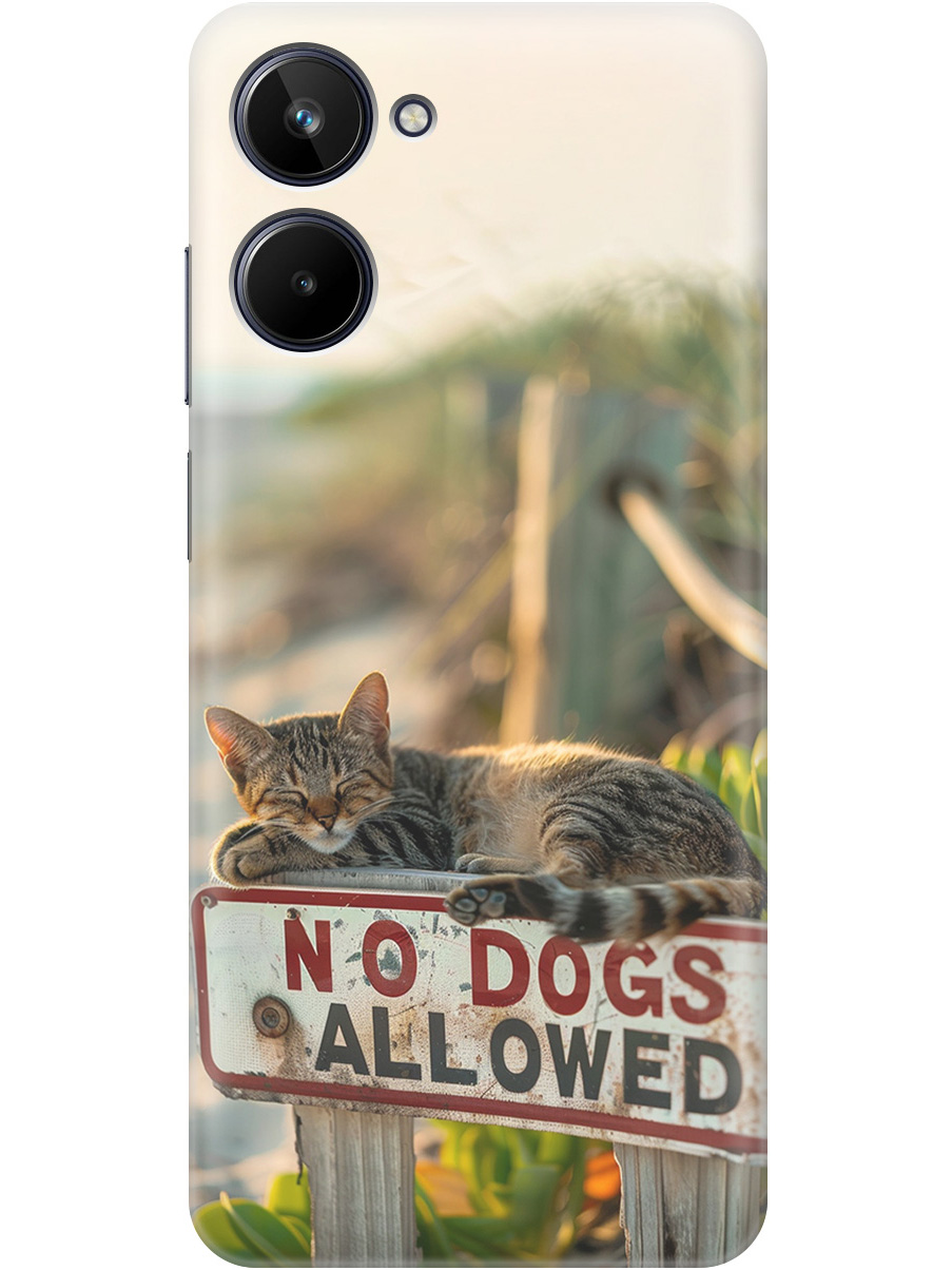 

Силиконовый чехол на Realme 10 4G с принтом "Собакам вход запрещен!", Прозрачный;белый;зеленый, 762098211