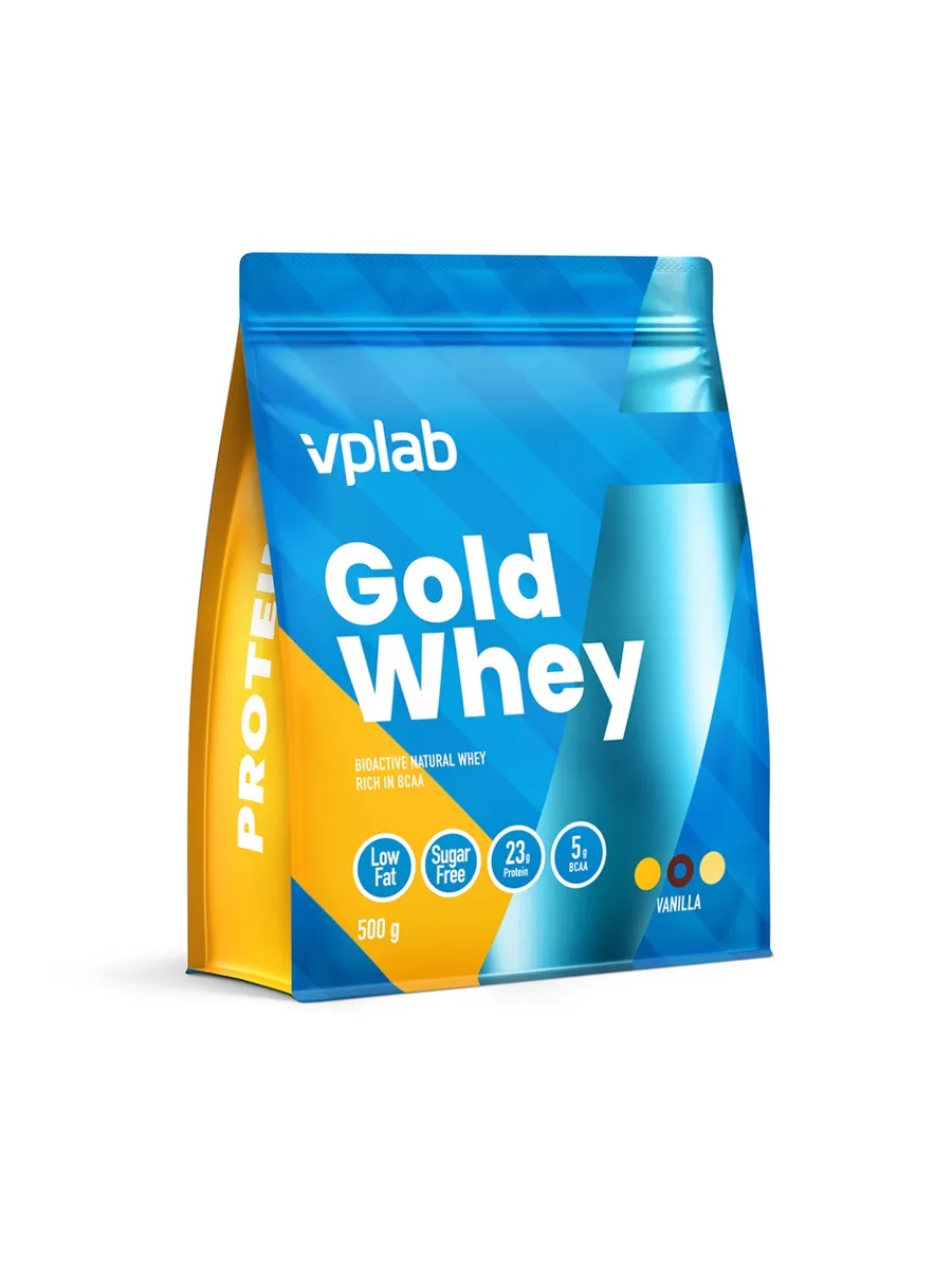 Протеин сывороточный Vplab Nutrition Gold Whey ванильный 500 г
