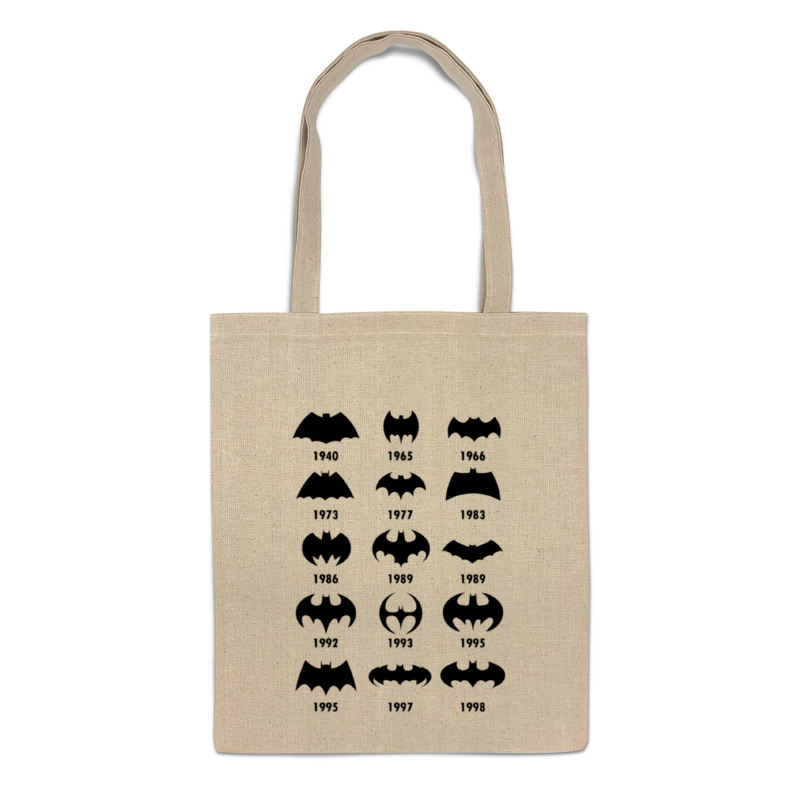 Сумка-шоппер Printio Бэтмен (batman) бежевая