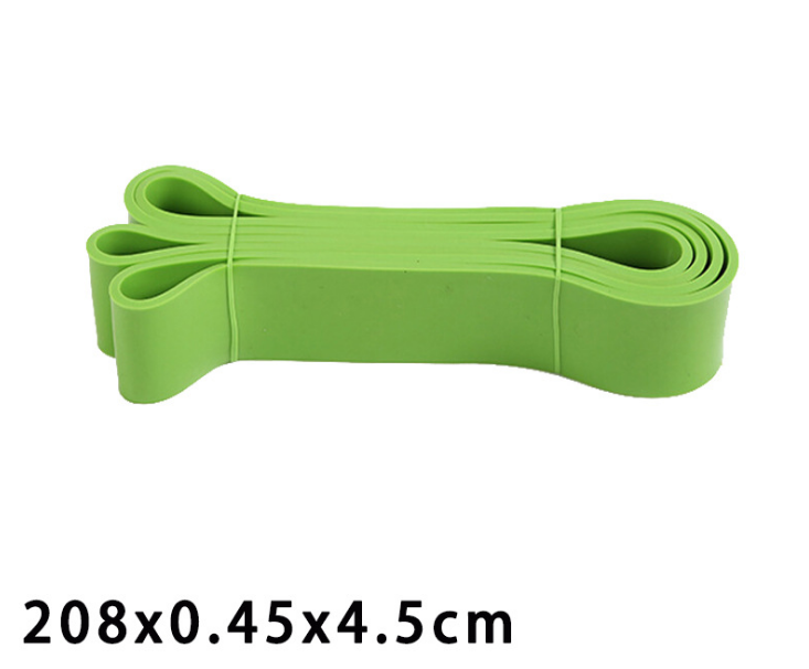 Эспандер резиновая петля для фитнеса ЗЕЛЕНАЯ, 45,3 — 54,4 кг