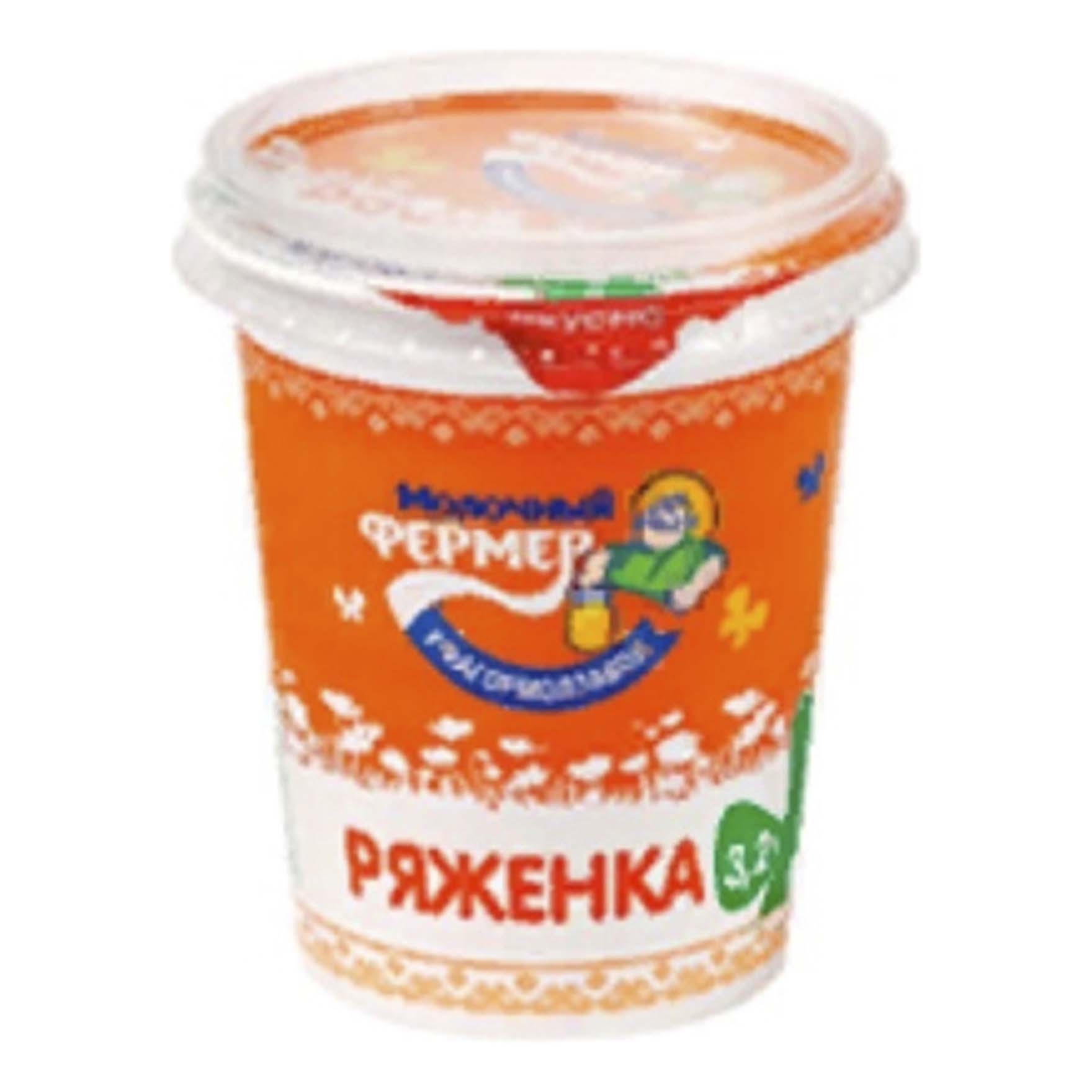 

Ряженка Молочный фермер 3,2% 400 г бзмж