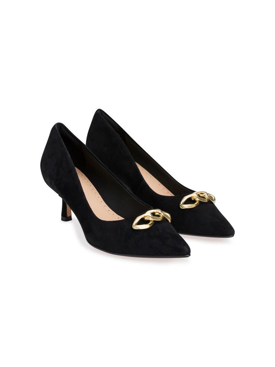 

Туфли женские Clarks 1410388 черные 39 EU, Черный, 001410388