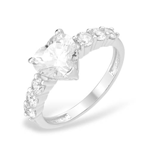 

Кольцо из серебра р. 18,5 ЯХОНТ Золотой 255639, фианит, 255639
