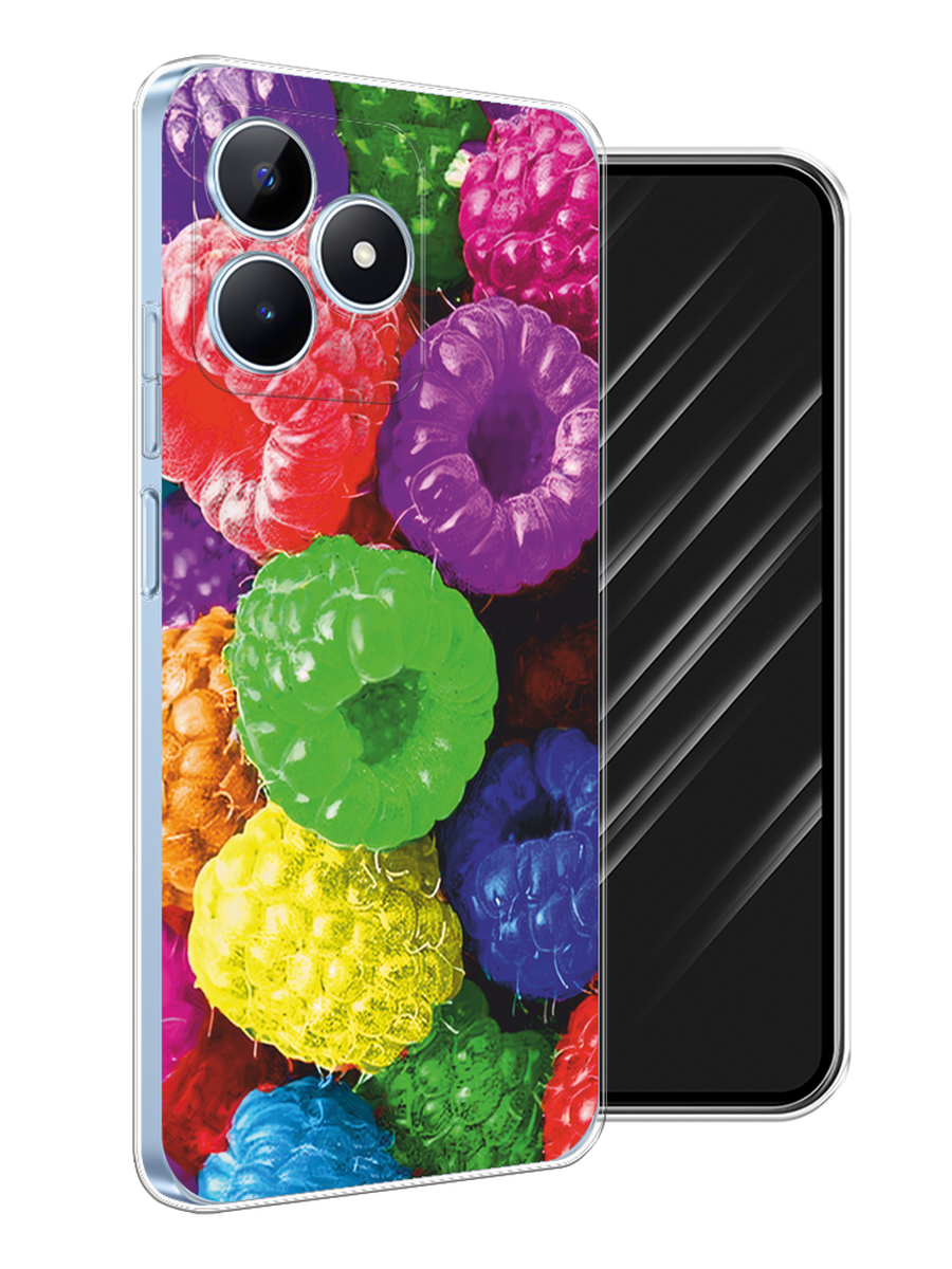 

Чехол Awog на Realme C60 "Разноцветная малина", Разноцветный, 2516550-1