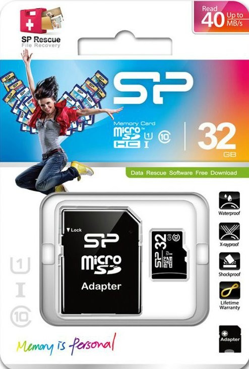 

Карта памяти MicroSDHC 32 Gb Silicon Power class 10 SP032GBSTH010V10SP