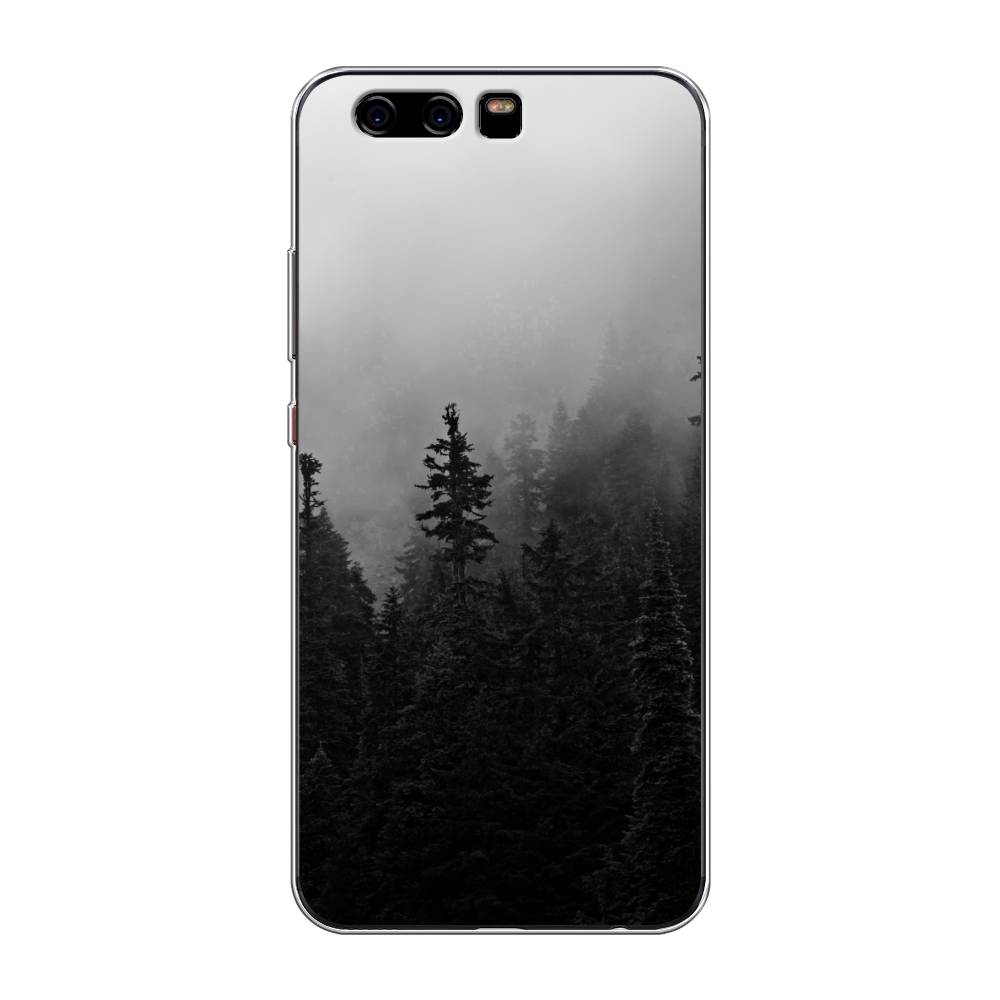 

Чехол для Huawei P10 "Туманный лес", Серый;черный, 62250-2
