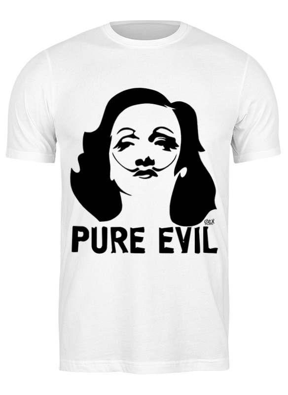 

Футболка мужская Printio Pure evil белая 2XL, Белый, Pure evil