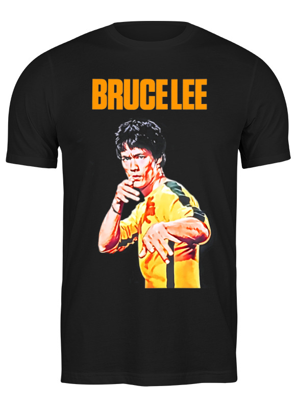 

Футболка мужская Printio Bruce lee черная 2XL, Черный, Bruce lee