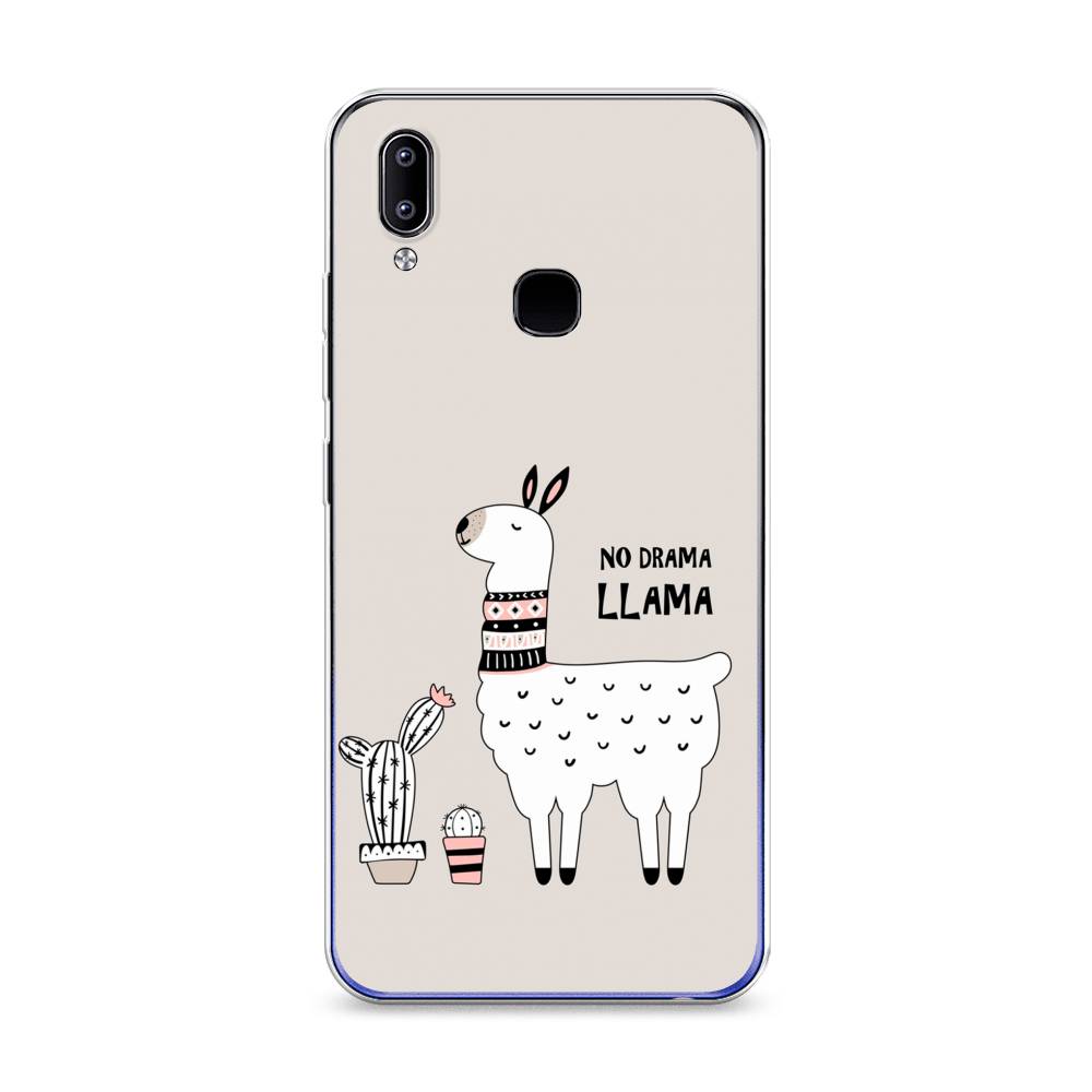 

Чехол Awog на Realme Q3 "No drama LLama", Разноцветный, 256450-2