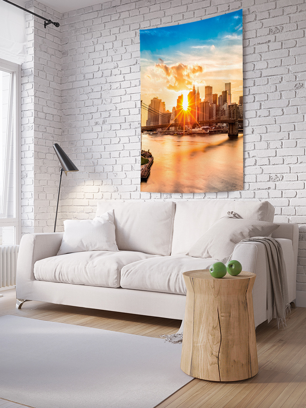 

Вертикальное фотопанно на стену JoyArty Мост под закатом 100x150 см, Мост под закатом