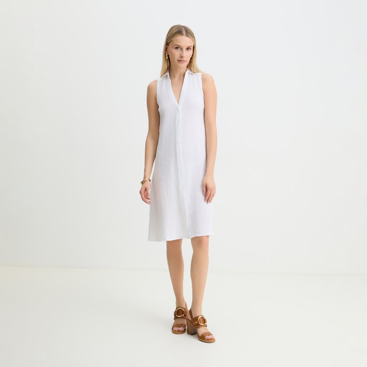 

Платье женское Maison David BLN924-1 белое 2XS, Белый, BLN924-1
