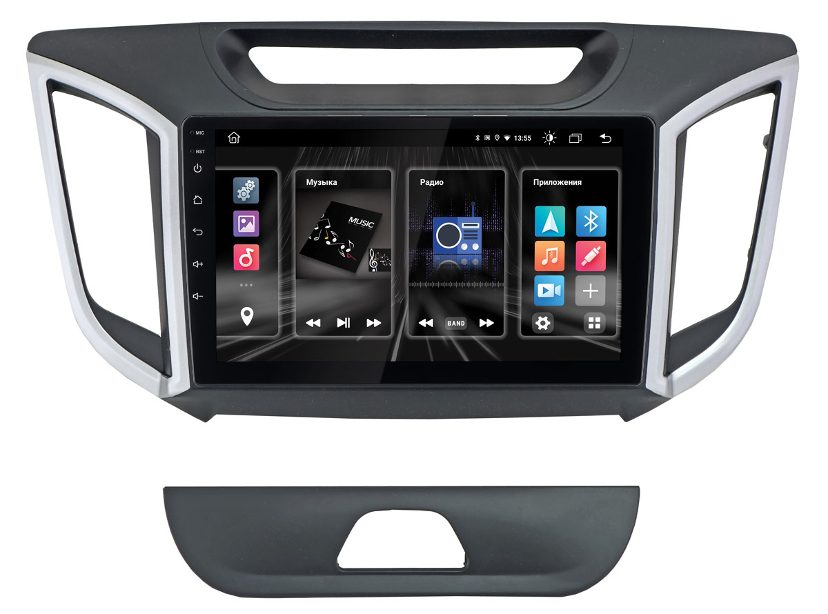 

Штатная магнитола Hyundai Creta 16+ компл. авто. с камерой задн. видаIncar DTA4-2411c 9", Hyundai