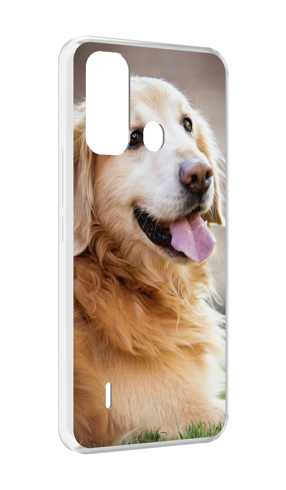 

Чехол MyPads золотистыи ретривер для ITEL A49 / A58 / A58 Pro, Прозрачный, Tocco
