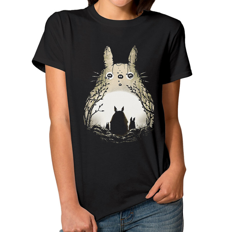 

Футболка женская Dream Shirts Мой Сосед Тоторо 999751111 черная 2XL, Мой Сосед Тоторо 999751111