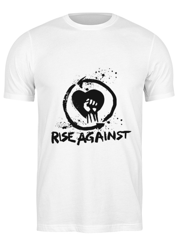 

Футболка мужская Printio Rise against белая 2XL, Белый, Rise against