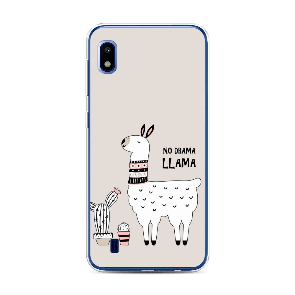 

Чехол Awog на Samsung Galaxy A10 "No drama LLama", Разноцветный, 27950-2