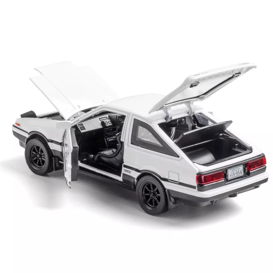 

Металлическая машинка Toyota Sprinter Trueno AE86 с подвижными фарами, Бежевый, B2404_w