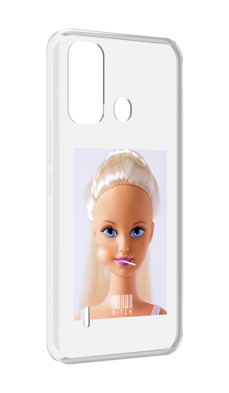 

Чехол MyPads барби для ITEL A49 / A58 / A58 Pro, Прозрачный, Tocco
