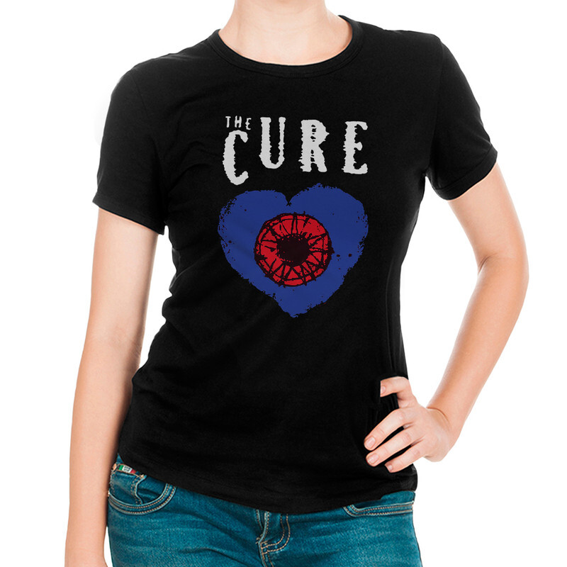 

Футболка женская Dream Shirts The Cure 999753111 черная 2XL, The Cure 999753111