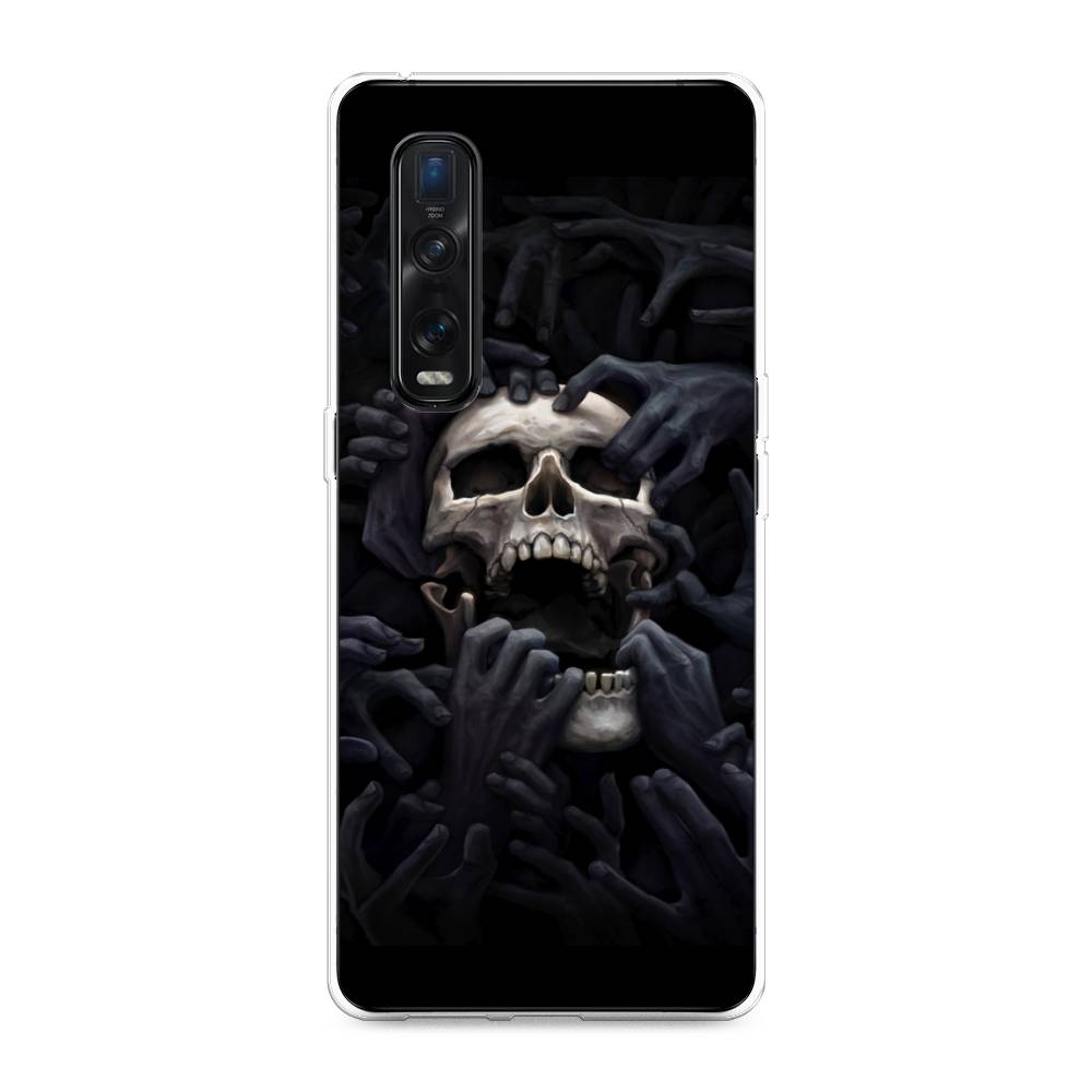 

Чехол Awog на Oppo Find X2 Pro "Череп 29", Разноцветный, 253350-9