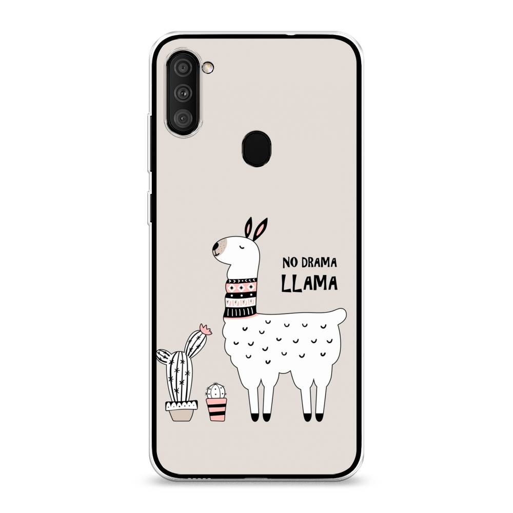 

Чехол Awog на Samsung Galaxy A11 / Самсунг A11 "No drama LLama", Разноцветный, 2100150-2