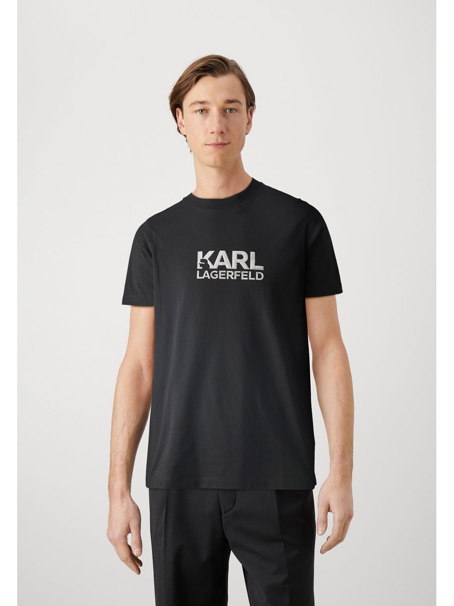 

Футболка мужская Karl Lagerfeld K4822O0GA черная M, Черный, K4822O0GA