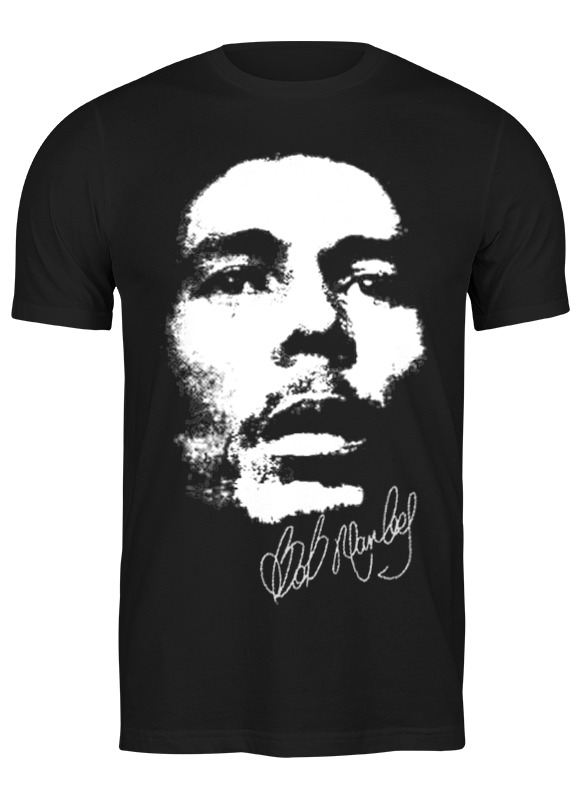 

Футболка мужская Printio Bob marley черная 2XL, Черный, Bob marley